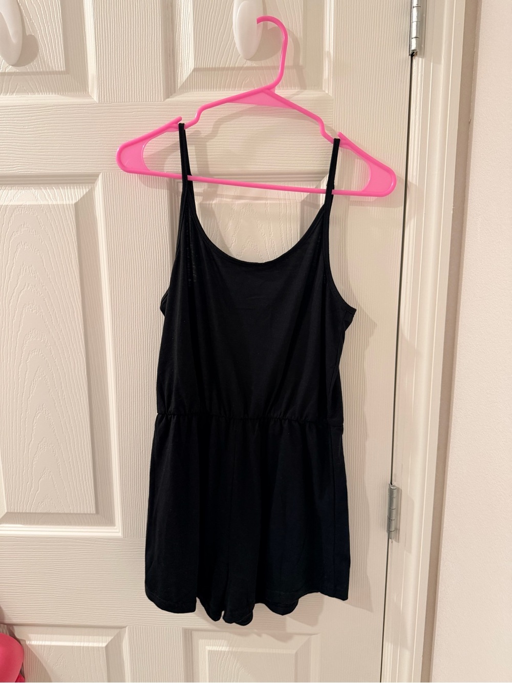 SHEIN Black Sleeveless Romper
